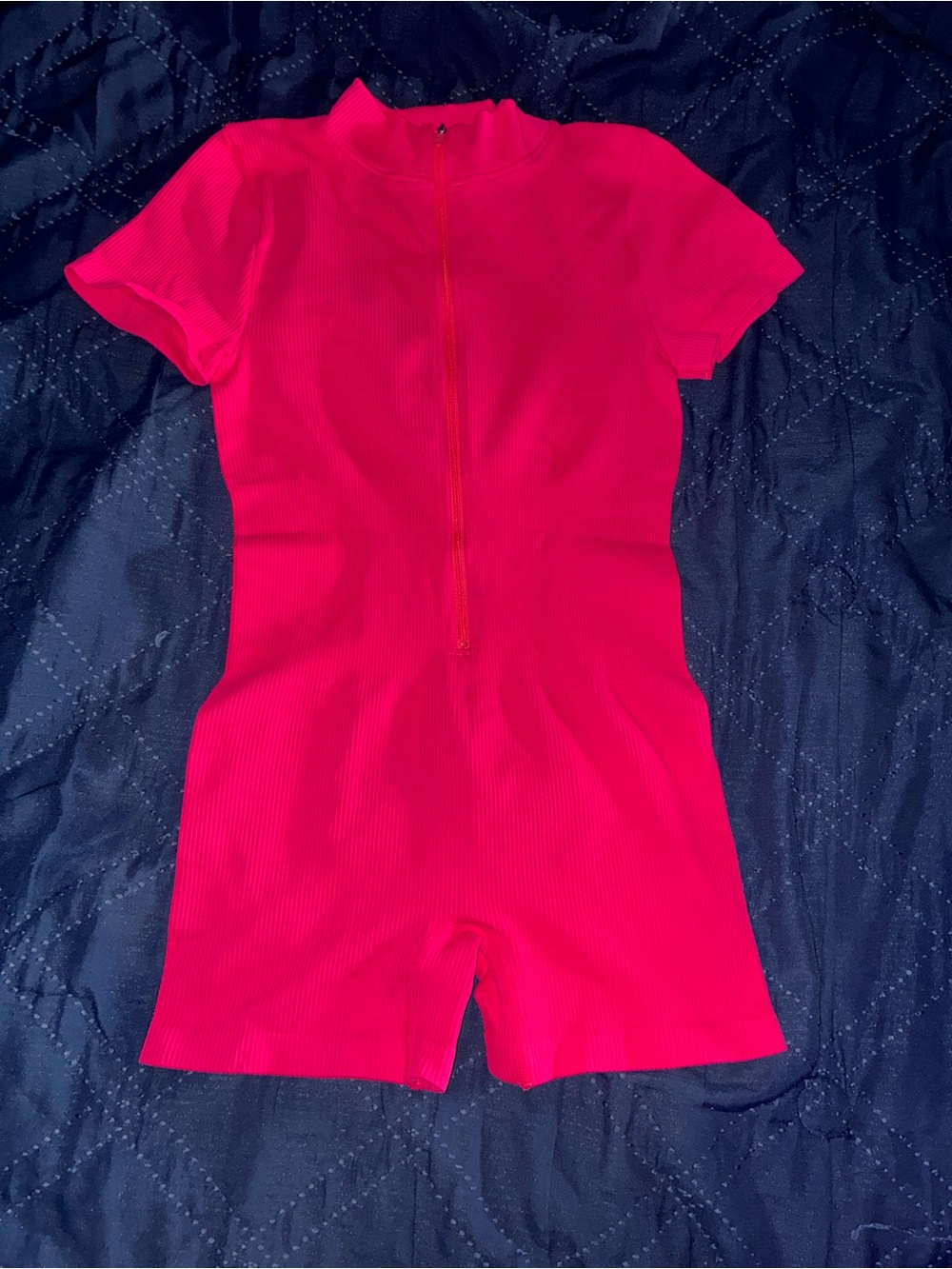 Women’s Front Zip Romper.